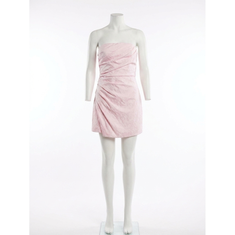 alc pink mini dress A.L.C. - Grapefruit Skye Embellished Mini Dress